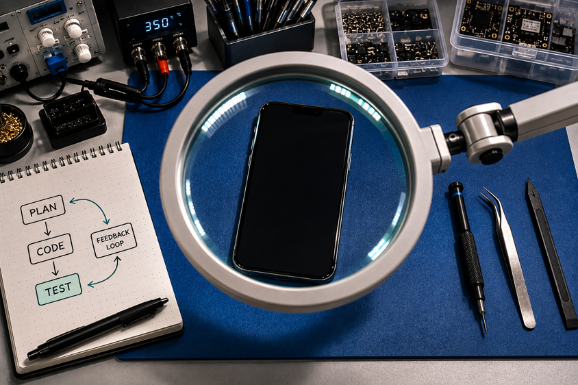 Header media for The Local Agent Verifying His Work in a React Native App